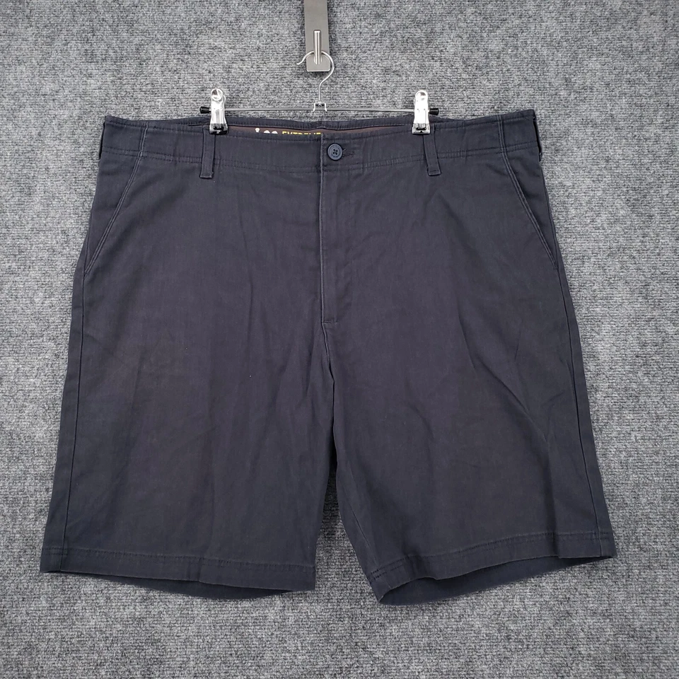 Pantalones Cortos Lee Para Hombre 42 Azul Extrema Comodidad MVP Calce Recto Chino Cremallera Elástico Foto 1 de 4
