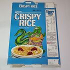 Vintage 1991 Toasty Crispy Rice Reading Rocks Cereal Box Ralston Purina