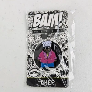 BAM Exclusive South Park Chef Limited Release Enamel Hat Pin Adult Cartoon - Imagen 1 de 2