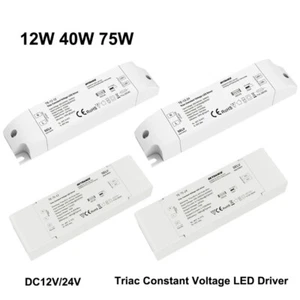 Triac Dimming Constant Voltage 12V 24V LED Driver PWM Digital Dimmer AC Push-Dim - Picture 1 of 18
