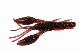 6 piezas de plástico suave pesca cangrejo grande Dropshot langostino invierno lubina cebo de silicona 3"" - Imagen 1 de 18