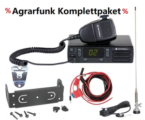 Motorola DM1400 VHF  136-174MHz Analog Mobilfunkgerät Agrarfunk Komplettpaket - Bild 1 von 4