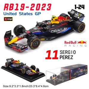 Bburago 1:24 F1 2023 Ferrari SF23 Red Bull RB19 Mercedes W14 Alloy Model Car - Picture 1 of 14