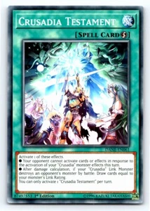 Crusadia Testament - Mint / Near Mint Condition YUGIOH Card - Picture 1 of 1