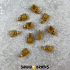 LEGO 61252 Plate, Modified 1 x 1 - PEARL GOLD (10pcs)
