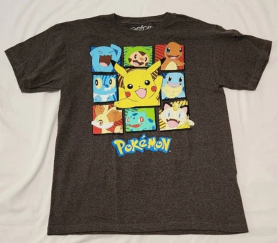 POKEMON BOYS LARGE SHORT SLEEVE T-SHIRT NINTENDO CREATURES INC - Image 1 of 4