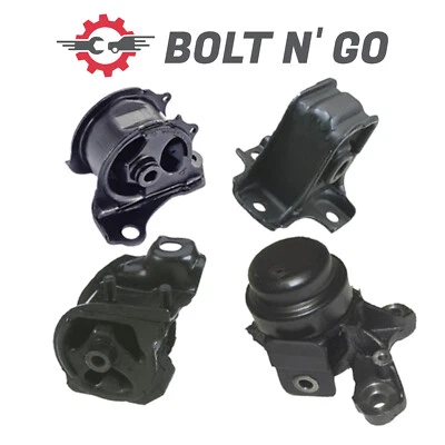 4PCS Engine Motor & Trans Mount Fits Honda Prelude  1992-1996  2.2L 2.3L — 第 1/4 张图片