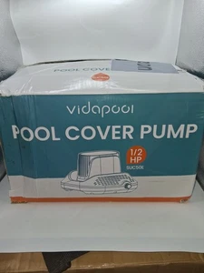 Vidapool Pool Cover Pump Automatic On Off1/2 HP Submersible Water Pump 25ft cord - Picture 1 of 6