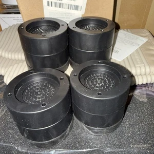 HANIHUA 6er Pack Bett Möbel Setzstufen Verlängerungen für Tisch Farbe Schwarz - Bild 1 von 2