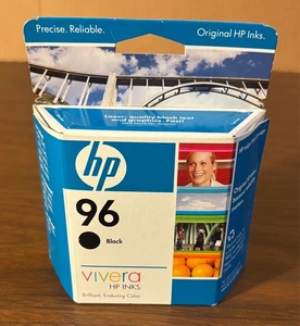 Genuine HP 96 OEM C8767WN Black Printer Ink Cartridge - new/sealed - EXP 2008 - Picture 1 of 3
