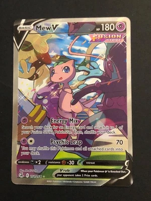 Pokemon Fusion Strike Alt Art Mew V 251/264 - Image 1 of 2