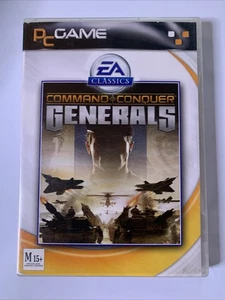 Command & Conquer Generals PC Windows CD-ROM 2002 RTS Strategy Game Complete - Picture 1 of 5