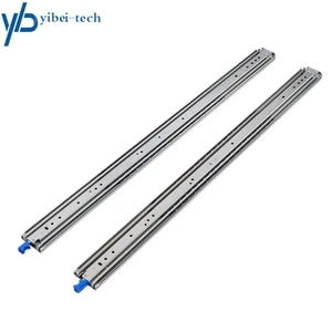 1 Pair Locking Drawer Slides 40" Full Extension & Lock 500 lb Load Capacity - Picture 1 of 14