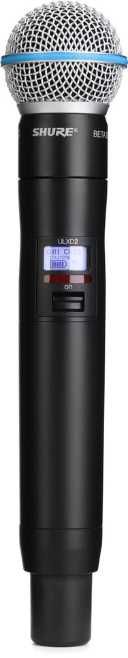 Shure ULXD2/B58 Handheld Wireless Microphone Transmitter - V50 Band - Image 1 of 1