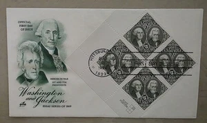 Scott # 2592 5$ Washington + Lee First Day Of Issue Artcraft Cachet - Picture 1 of 2