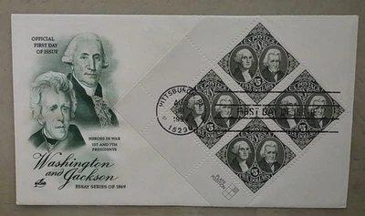 Scott # 2592 5$ Washington + Lee First Day Of Issue Artcraft Cachet - Image 1 of 2