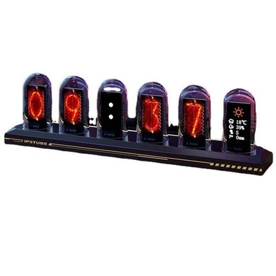 LED Nixie tube clock IPS color screen digital clock DIY analog digital tube Wi4007 - Image 1 of 4