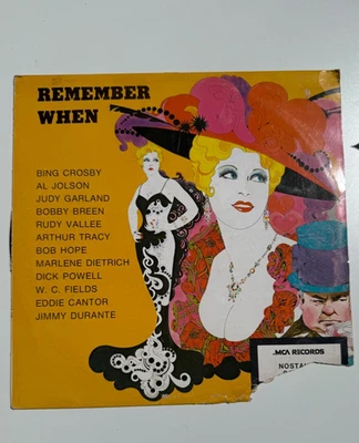 REMEMBER WHEN Vintage Nostalgia Vinyl Record 12" Music Album (12 Tracks) 33RPM - Image 1 of 3