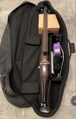 YAMAHA Silent Cello SVC50 Black w/case - Image 1 of 4