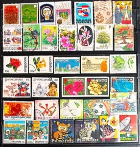 SINGAPORE 1963-OGGI LOTTO FRANCOBOLLI COMMEMORATIVI USATI IN OTTIME CONDIZIONI SGC19 - Foto 1 di 2