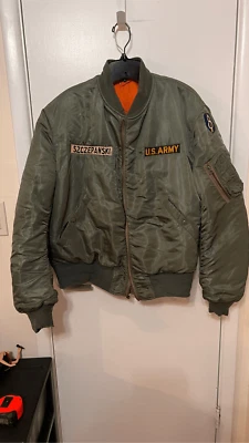 CHAQUETA BOMBARDERO DE COMBATE EJÉRCITO DE ESTADOS UNIDOS MAJOR SZCZEPANSKI TALLA M Foto 1 de 4