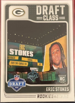 2021 Panini Rookies & Stars ERIC STOKES RC DRAFT CLASS Rookie #DC-18 Packers! - Image 1 of 2