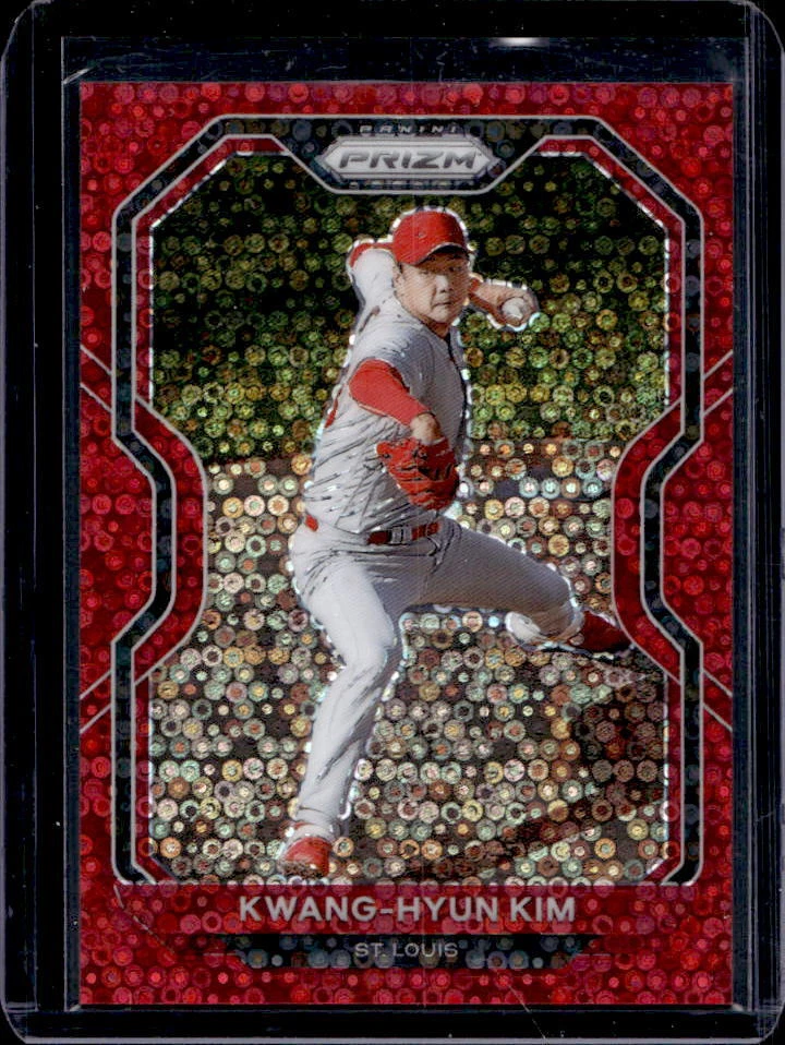2021 Prizm Kwang Hyun Kim Tier III Red Donut Circles Prizm #56/99 Cardinals