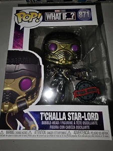 What If - T'Challa Star-Lord Metallic Pop! Vinyl Figure (RS) #871 - Picture 1 of 4