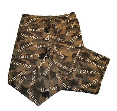 Pantalones de pijama talla PEQUEÑOS Call Of Duty 2007 Modern Warfare camuflaje salón 19"x39" Foto 1 de 4