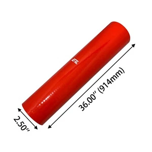 Silicone Hose Air Intake Turbo Tube Pipe Straight Red 2.50'' Dia 36.00'' length - Bild 1 von 7