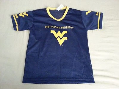 Camiseta deportiva Franklin West Virginia Mountaineers para niños M mediana azul marino atletismo Foto 1 de 4