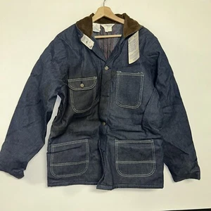 Vintage 1990’s Key Imperial Lined Denim Chore Coat, Deadstock NWT, Size 40 - Picture 1 of 2
