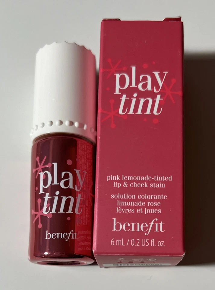 benefit Playtint Pink Lemonade Tinted Lip & Cheek Stain New in Box - Image 1 of 1
