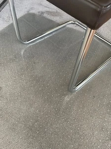 Bodenschutzmatte / PVC Stuhlunterlage transparent neu - Bild 1 von 2