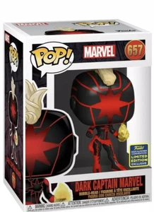 Funko POP! Marvel Dark Captain Marvel #657 2020 Summer Convention Exclusive - Bild 1 von 2