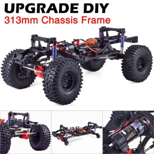 RC 313mm 2-Gang Getriebe Chassis Rahmen + Motor für 1/10 Traxxas TRX-4 Auto - Bild 1 von 26