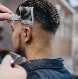 Peine posicionador de corte de pelo profesional cortadora de peluquero mezcla tapa plana nuevo - Imagen 1 de 6