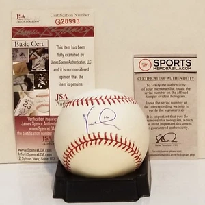 Vernon Wells Signed Toronto Blue Jays Rawlings Official MLB Baseball JSA & SM... - Picture 1 of 9