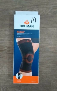 NIB: 9104 Orliman - Rodisil Closed Patella KNEE BRACE SIZE MEDIUM Silicone Pad - Picture 1 of 2