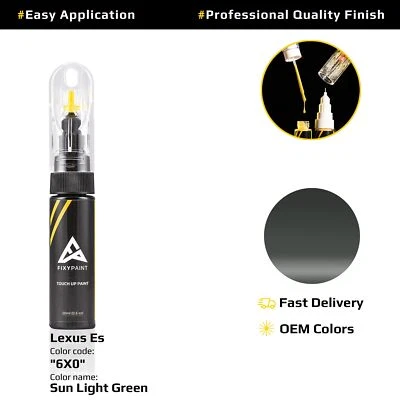 Touch up Paint for Lexus Es Code: 6X0 Sun Light Green Professional Repair - Image 1 of 4