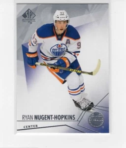 Ryan Nugent-Hopkins 15-16 Upper Deck SP Authentic Base Common 75 Edmonton Oilers - Imagen 1 de 1