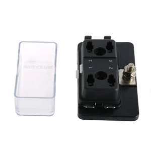 4 Way Fuse Box Holder ATM 5A 10A 25A for Car Boat Marine S3E6 - Picture 1 of 9