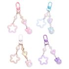 Star Bell Heart Charm Keyring Lightweight Luggage Backpack Ornament
