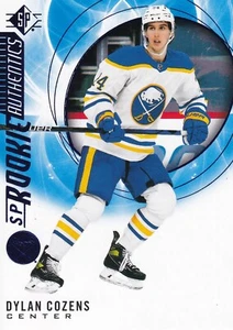2020-21 SP Hockey DYLAN COZENS SP Rookie Authentics Blue Buffalo Sabres #120 NHL - Picture 1 of 2