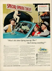 1939 ETHY GASOLINE COPORATION Gas Special Spring Tune Up Flats Vintage Print Ad - Picture 1 of 8