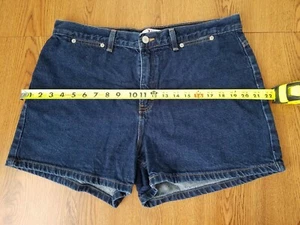 Tommy Hilfiger blaue Jeansshorts, Taille 34", ohne Größenetikett, siehe Maße. - Bild 1 von 10