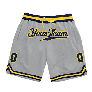 Men's Customized Basketball Shorts Stitched Name Number Sports Shorts