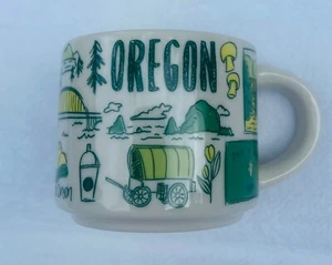 Starbucks Demitasse Tasse, OREGON 'Been There Series' Keramik Kaffeebecher Tasse 2oz - Bild 1 von 4