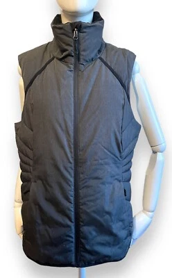 Champion Women’s Puffer Vest Size L Full Zip Gray Black Lightweight Outerwear - Image 1 of 4