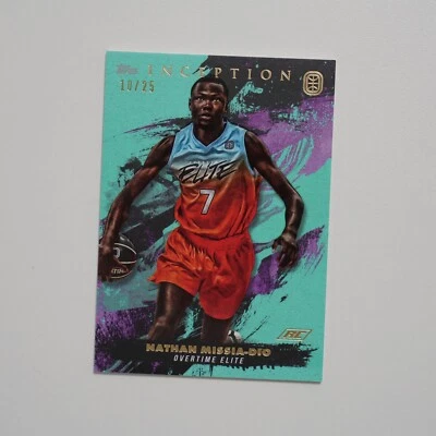2021-22 Topps Inception OTE Nathan Missia-Dio Rookie RC #64 /25 - Image 1 of 2